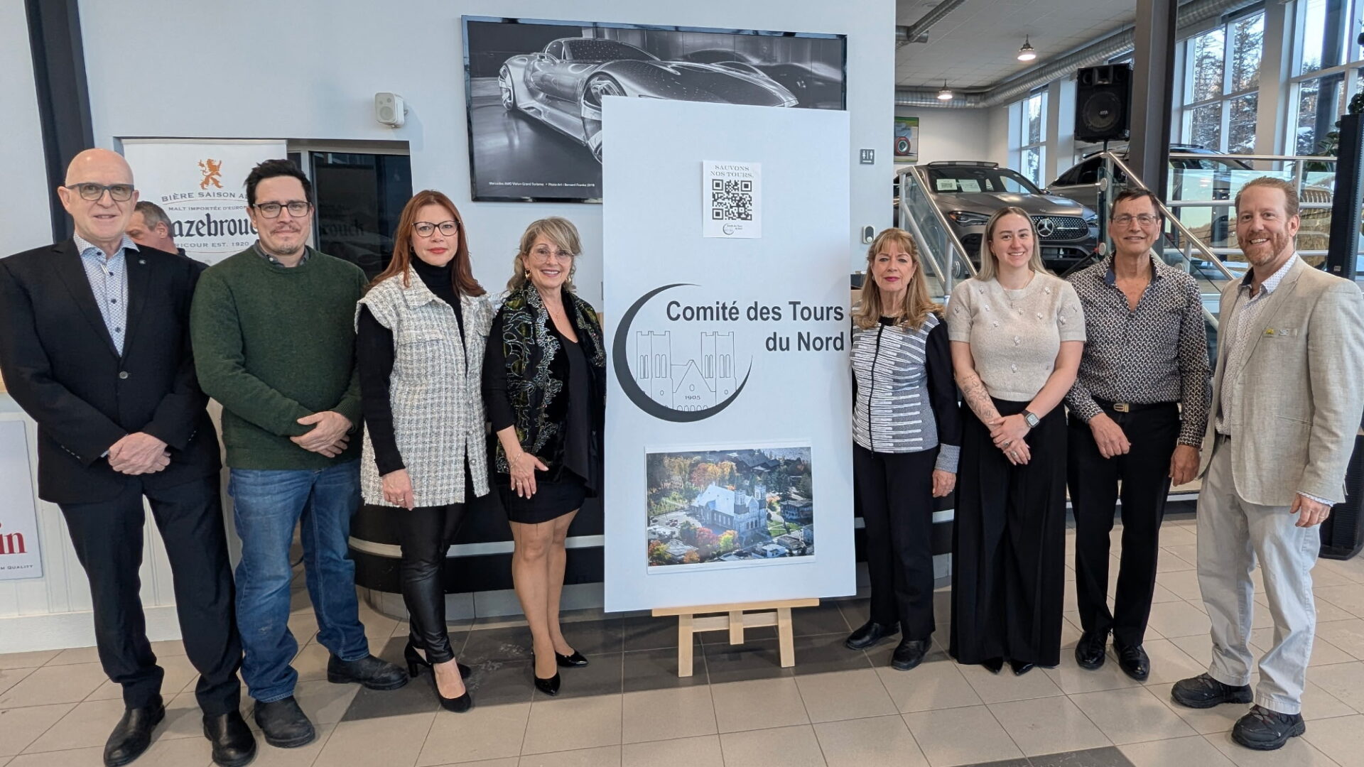 Les membres du Comité des Tours du Nord.
(Photo gracieuseté)
