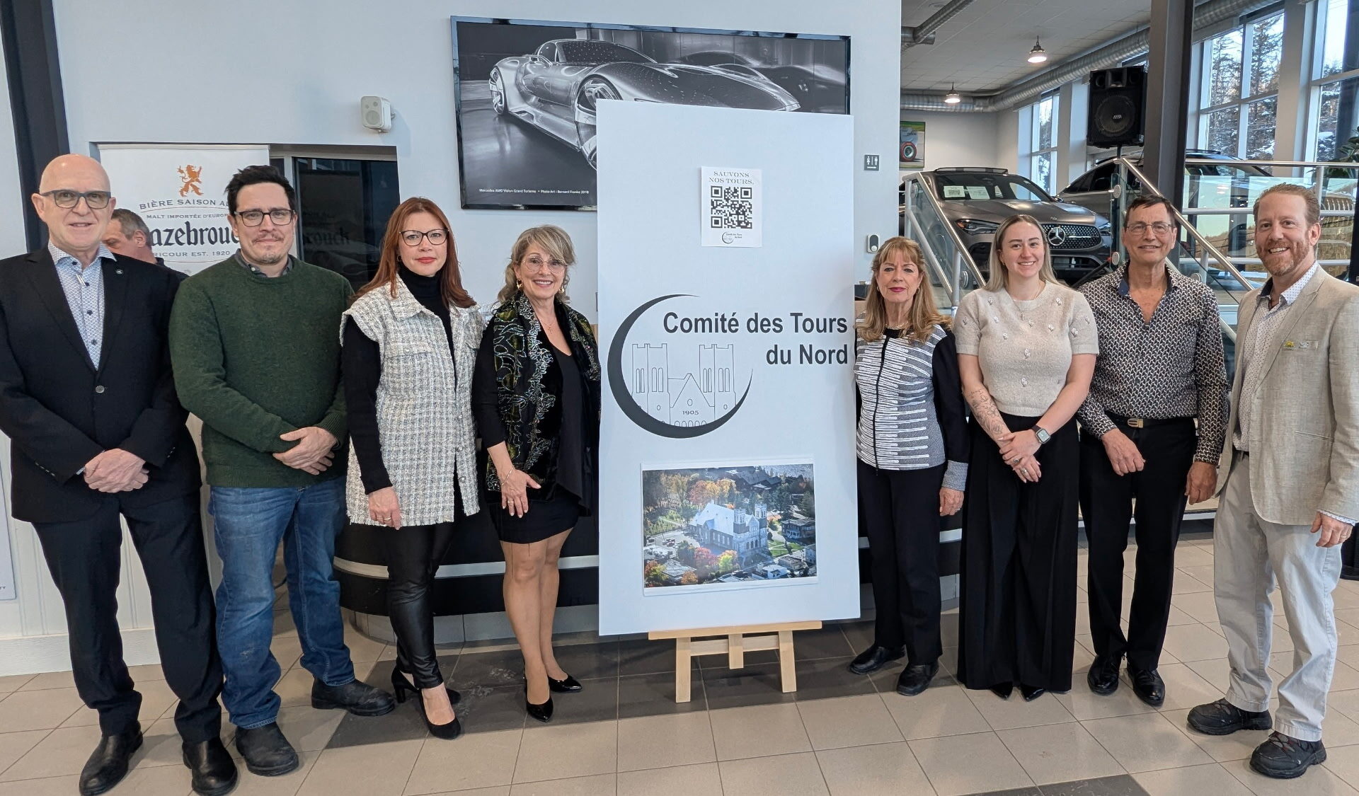 Les membres du Comité des Tours du Nord.
(Photo gracieuseté)
