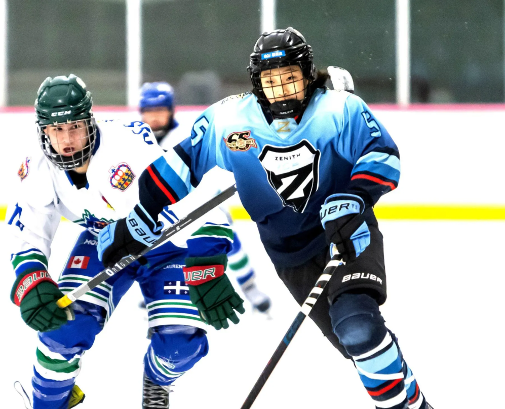 Les joueurs de l’ODH contre ceux de la Corée. Photo gracieuseté 