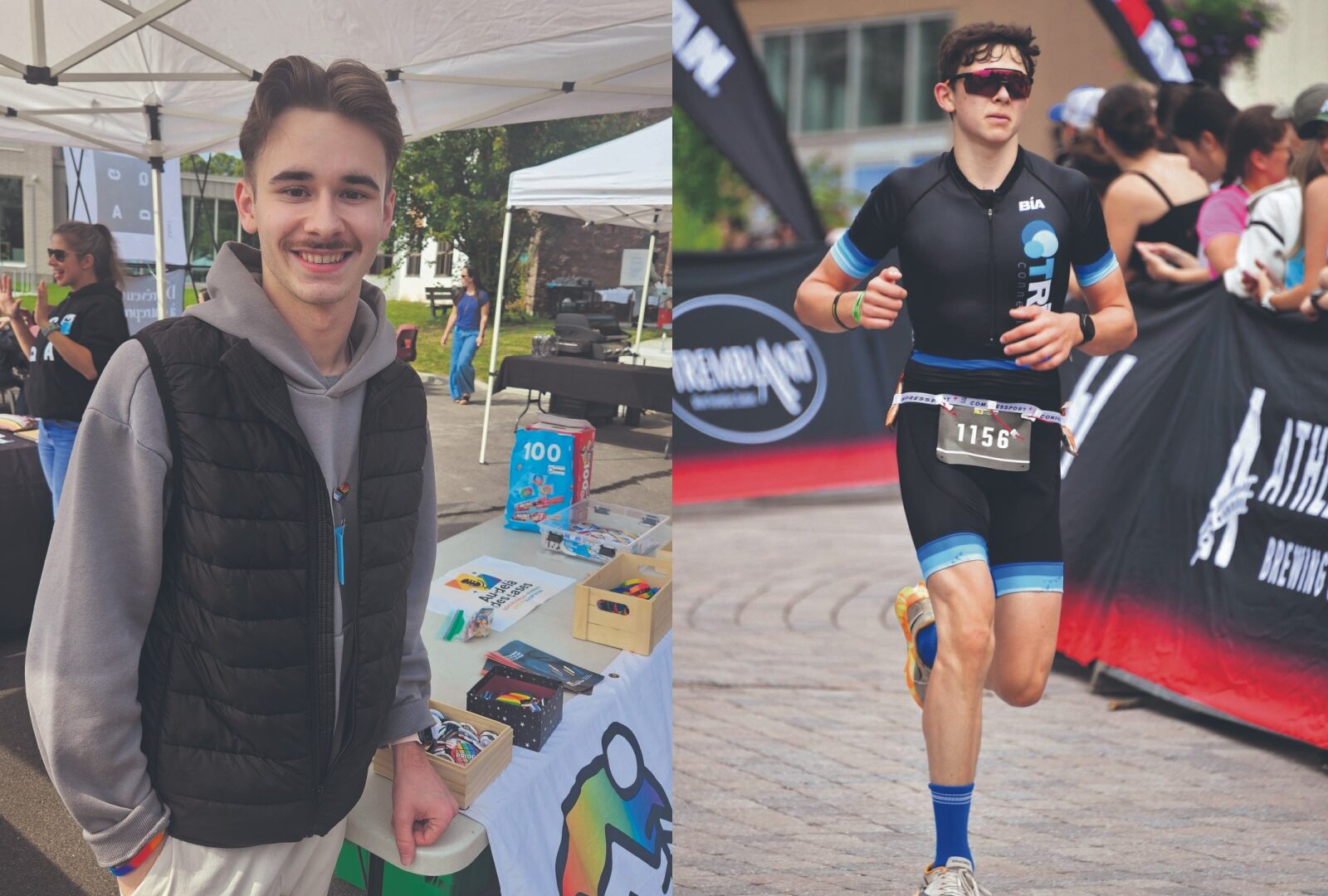Emile et Noah, deux étudiants qui travaillent en plus de leurs études. Photo gracieuseté