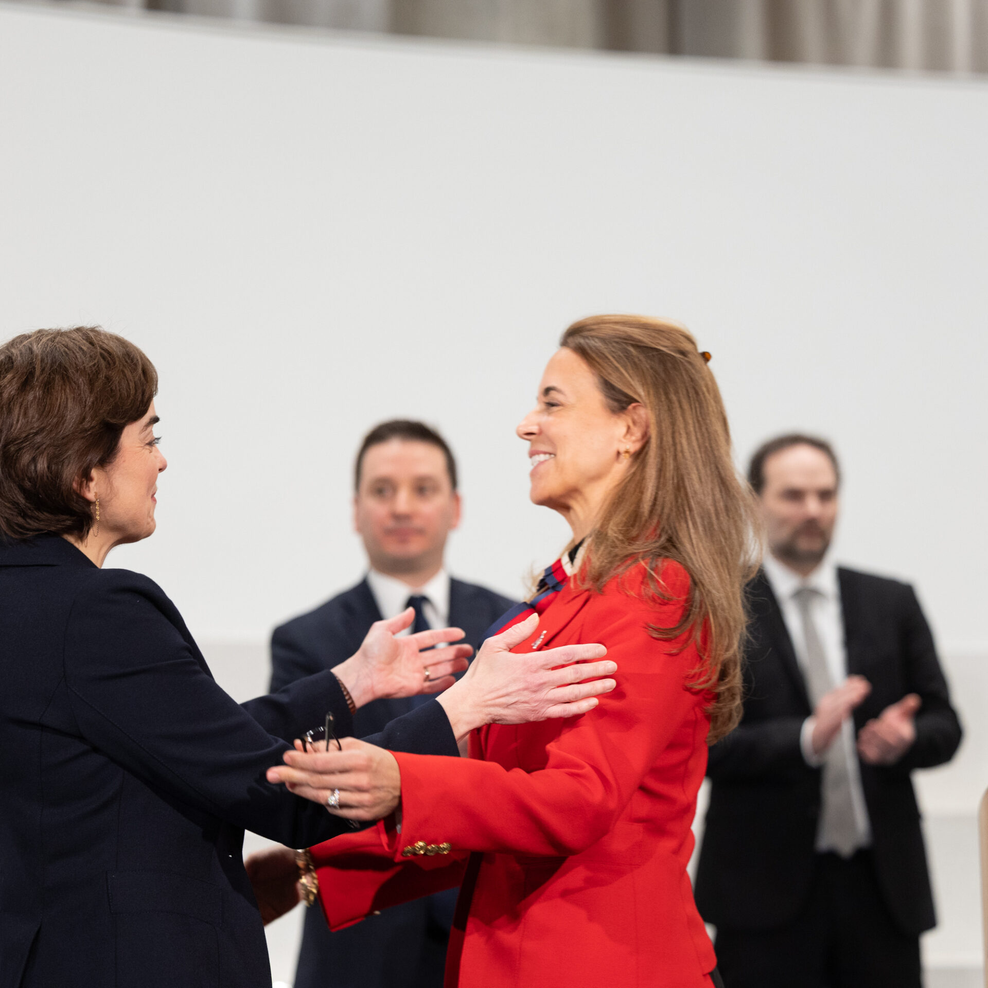 France-Élaine Duranceau et Christine Fréchette, le jour de son assermentation. Photo gracieuseté 