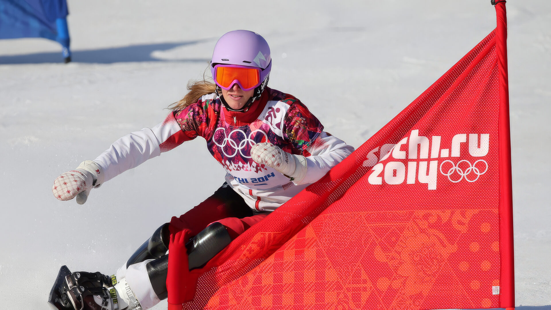  Ariane Lavigne aux Jeux olympiques de Sotchi en 2014.  Photo gracieuseté 