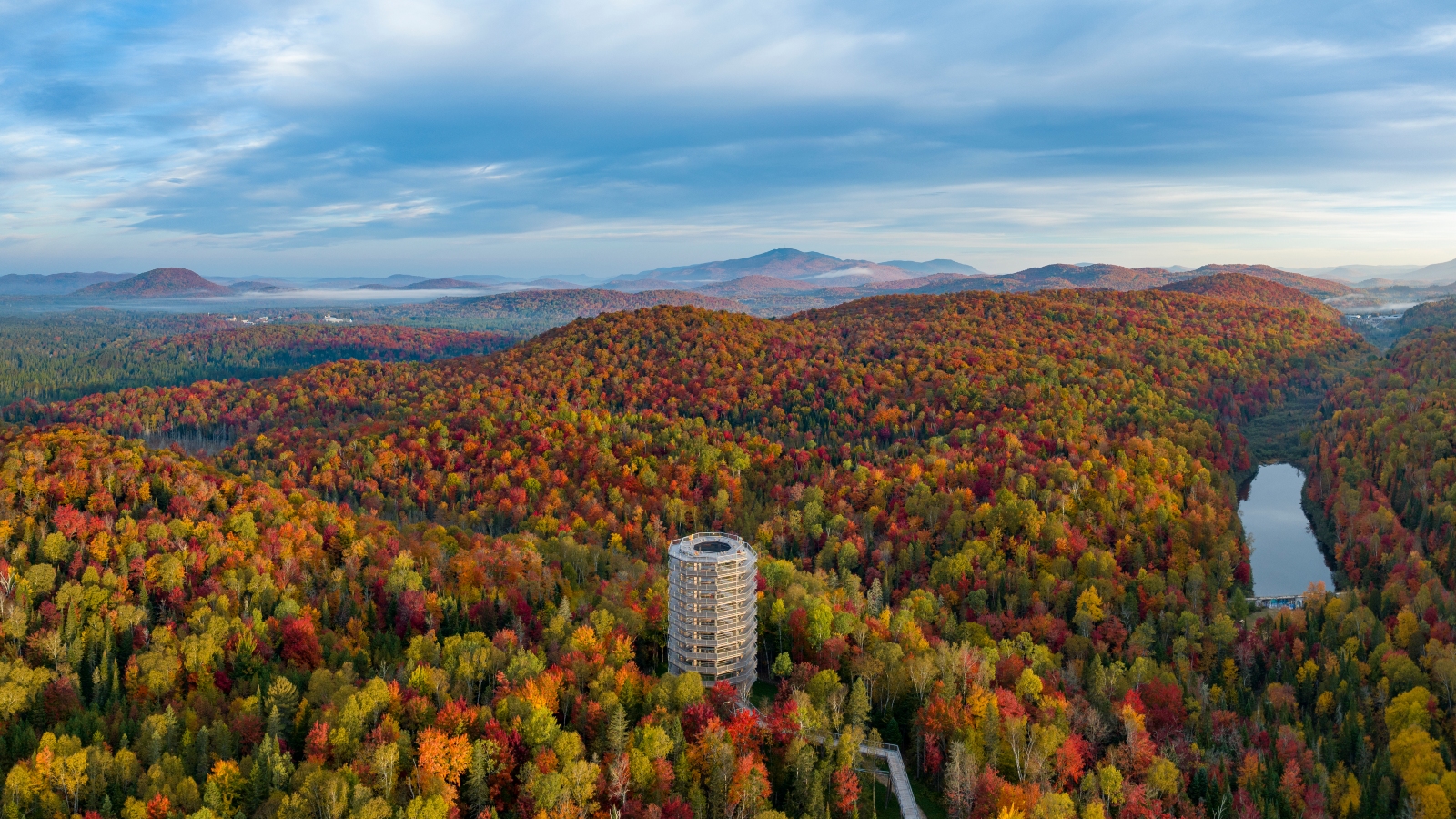 Le Sentier des cimes. Photo Daniel Desmarais