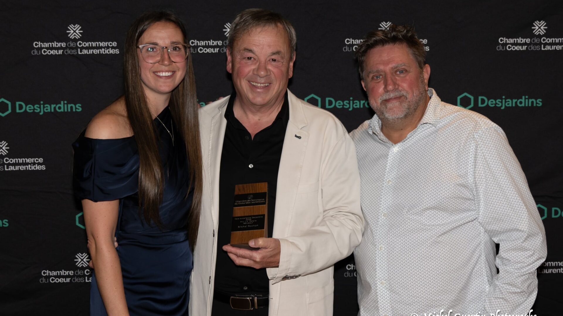 Michel Rochon a été honoré lors de cette belle soirée.
(Photo Michel Guertin)
