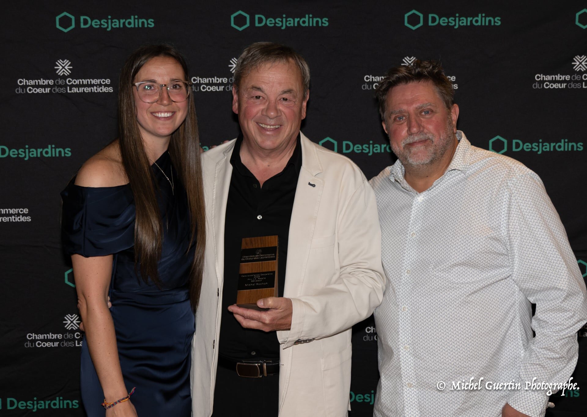 Michel Rochon a été honoré lors de cette belle soirée.
(Photo Michel Guertin)
