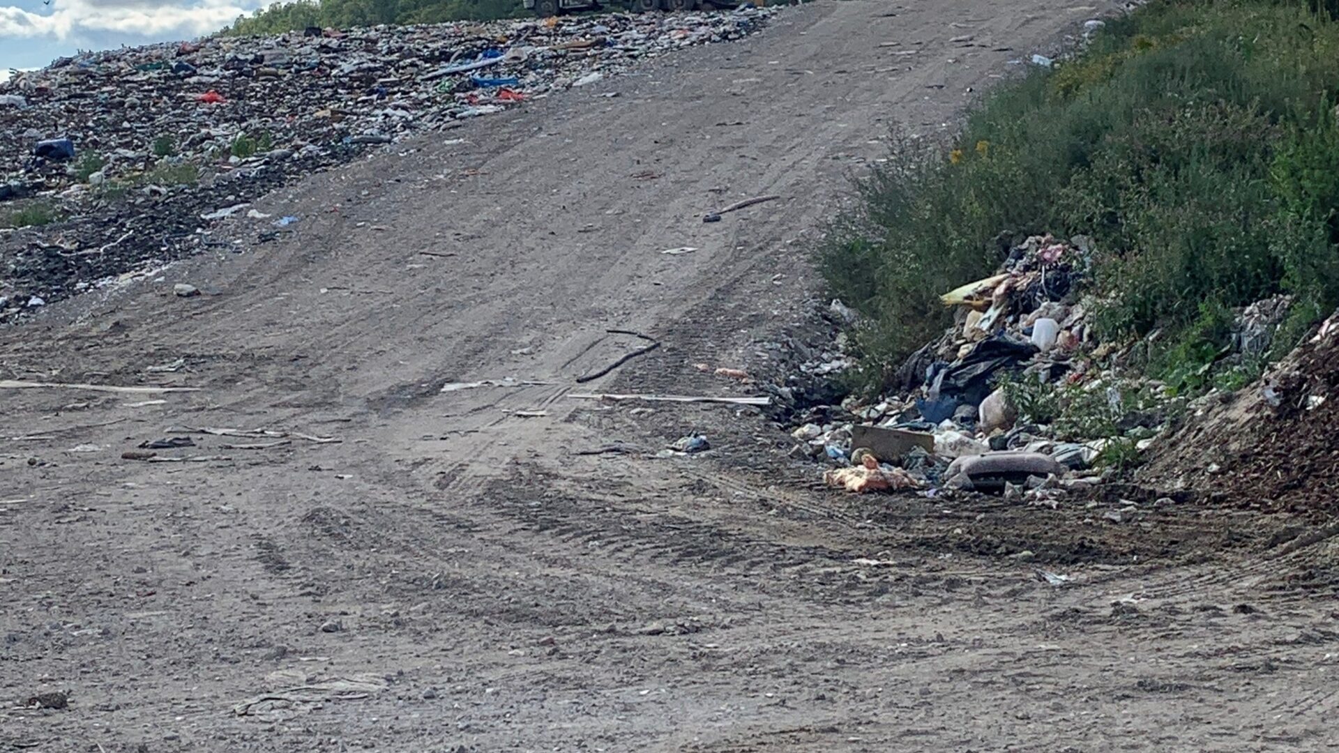 Site d'enfouissement au Complexe environnemental la Rouge. Photo Médialo / Emmanuelle M.-Verschaeve