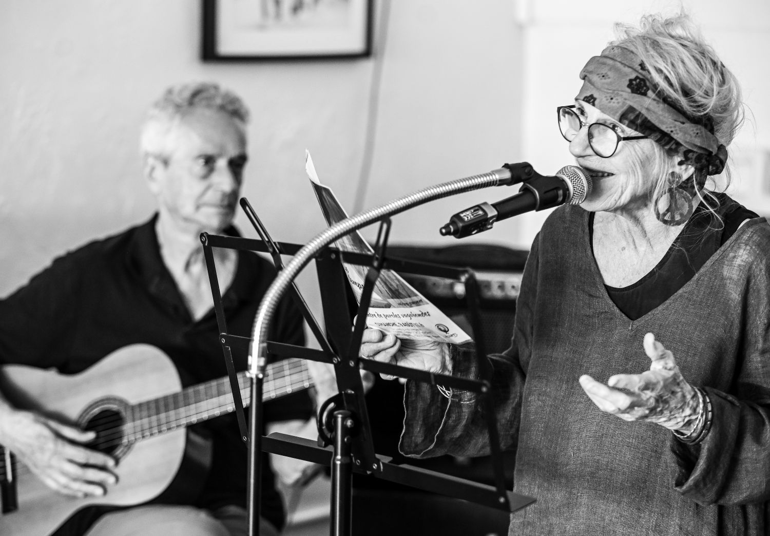  Anna-Louise Fontaine organise l'événement Paroles vagabondes a lieu un dimanche par mois au LézArts Loco de Val-David. Photo Luc Vallières 