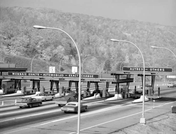 Autoroute des Laurentides années 1960.
(Photo SOPABIC)