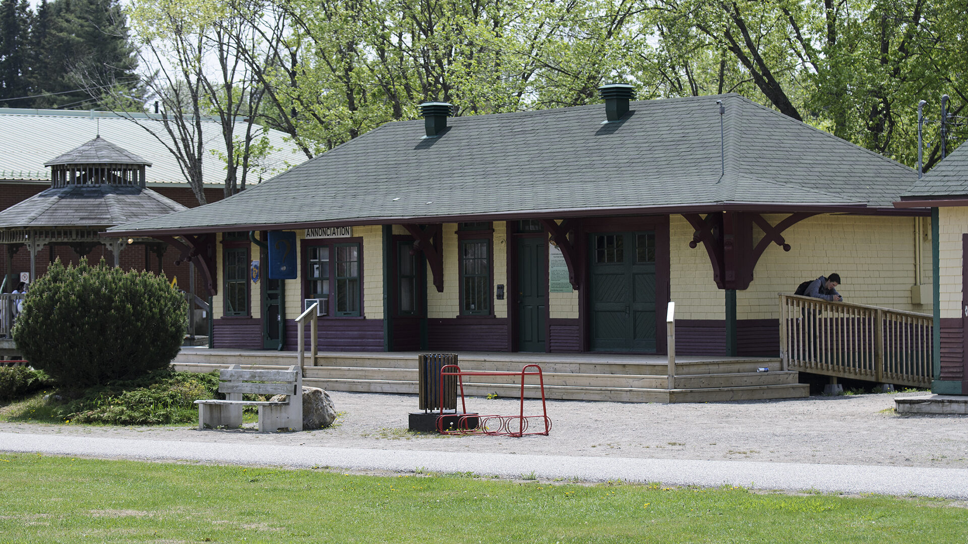 La gare de Rivière-Rouge où s’est déroulé le drame du 12 septembre.
(Photo Medialo - Ronald McGregor)