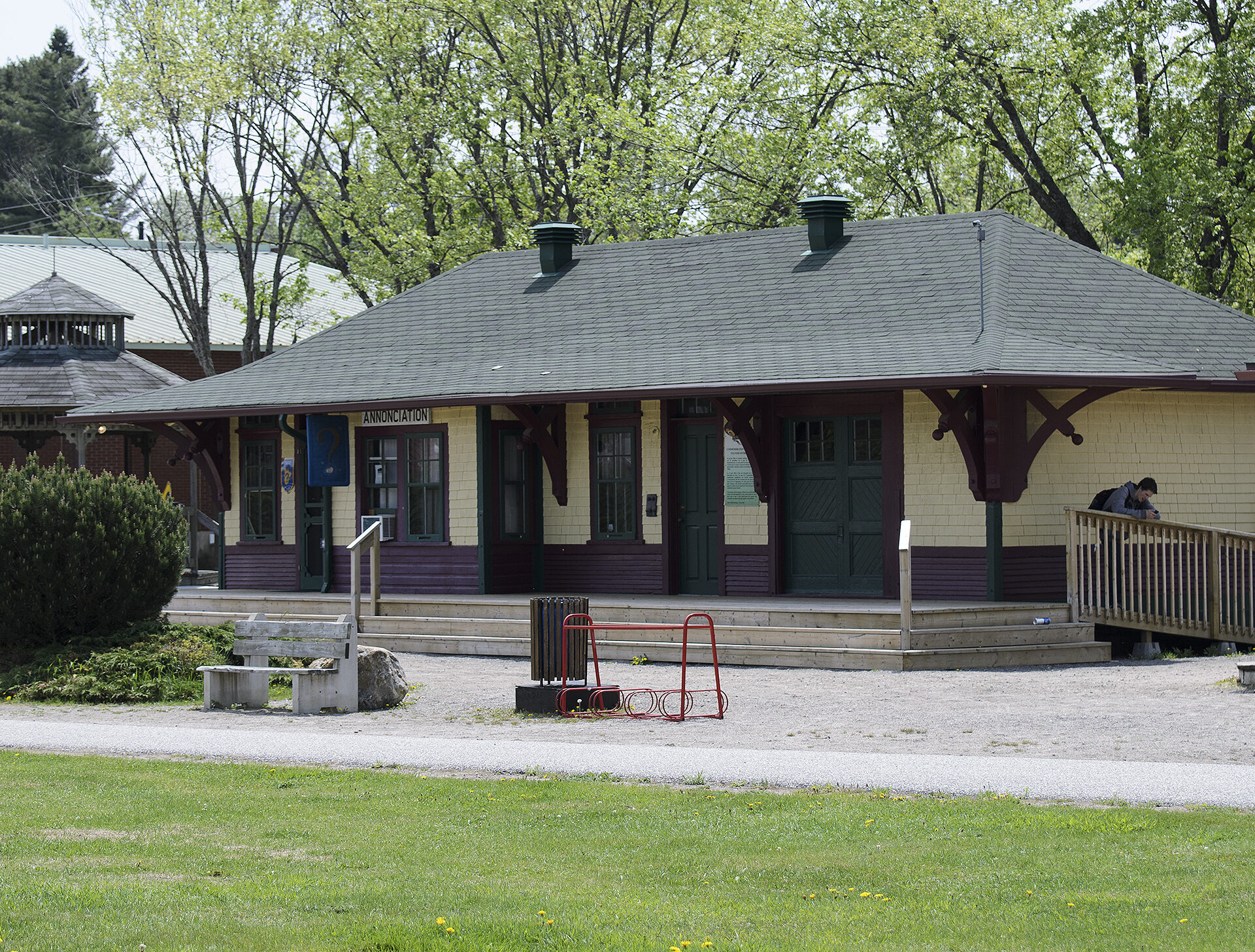 La gare de Rivière-Rouge où s’est déroulé le drame du 12 septembre.
(Photo Medialo - Ronald McGregor)