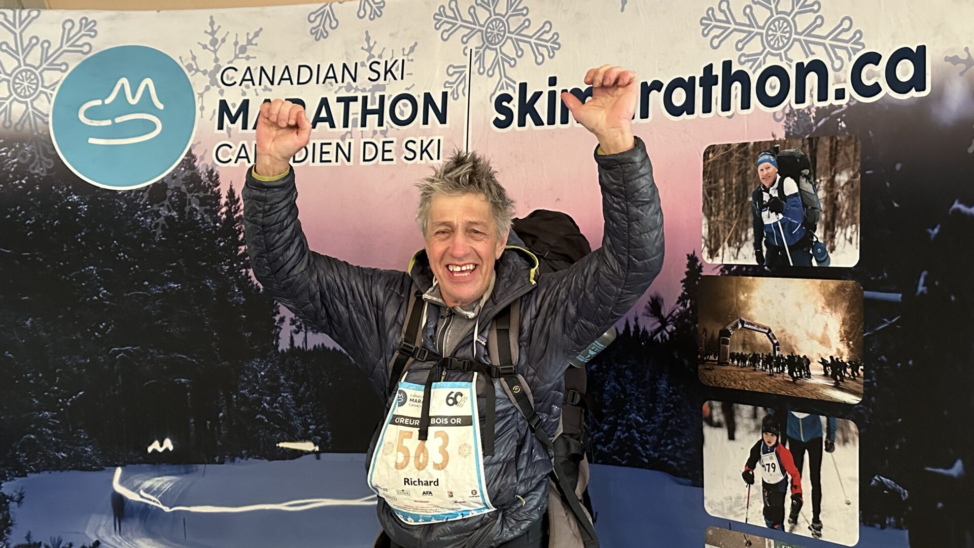 L’athlète de Lac-Saguay, qui a complété une fois de plus le Marathon canadien de ski de fond, revient avec une 5e barre d’or. 
(Photo Normand Di Domenico)