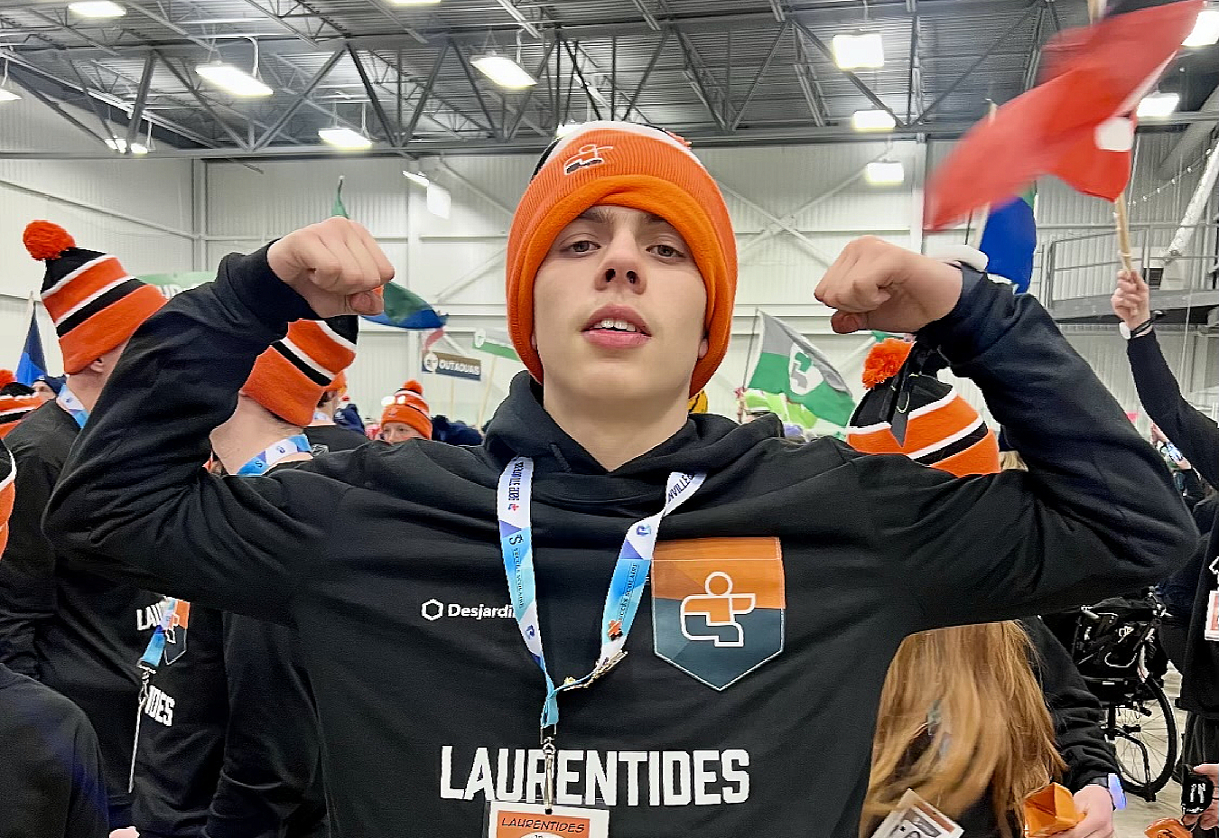Kalix Green, médaillé d’or à la boxe (56 kg) aux Jeux du Québec 2026.
(Photo Joe Green)