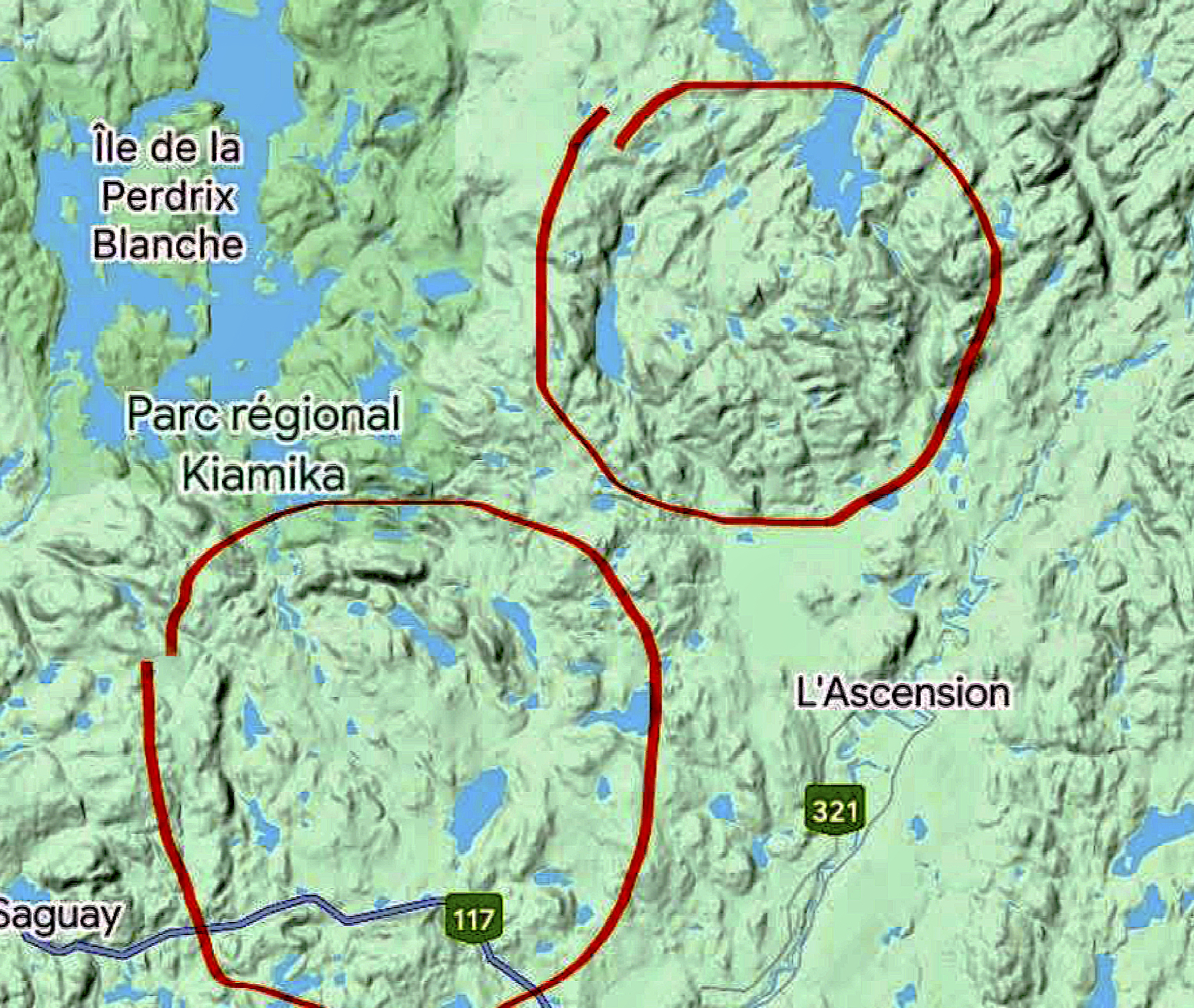Les formes rondes au bord des cercles au crayon, que représentent-elles au juste?
(Photo gracieuseté)