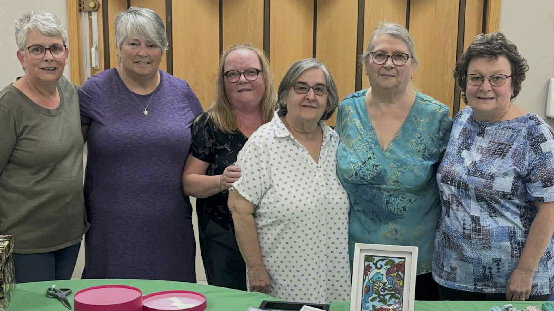 Le conseil administratif du Cercle des fermières de L’Annonciation en 2025.
(Photo gracieuseté)