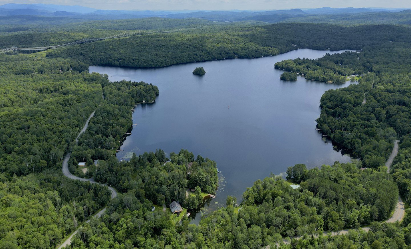Le lac Marsan à Rivière-Rouge.
(Photo Alain Dawagne)