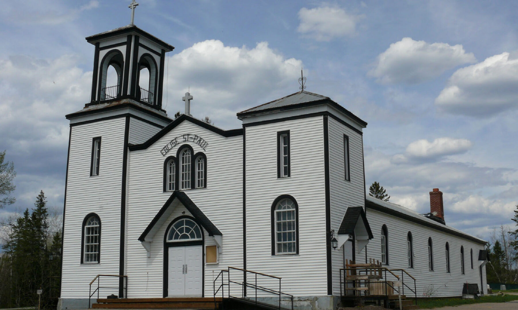 L’ancienne église Saint-Paul de la municipalité du même nom. (Photo MRCAL)