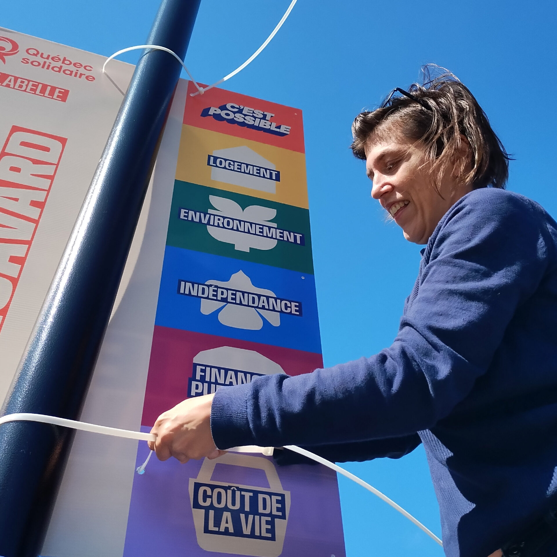 La candidate de Québec Solidaire dans Labelle, Julie B. Savard.
(Photo gracieuseté)