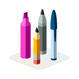 Crayons variés