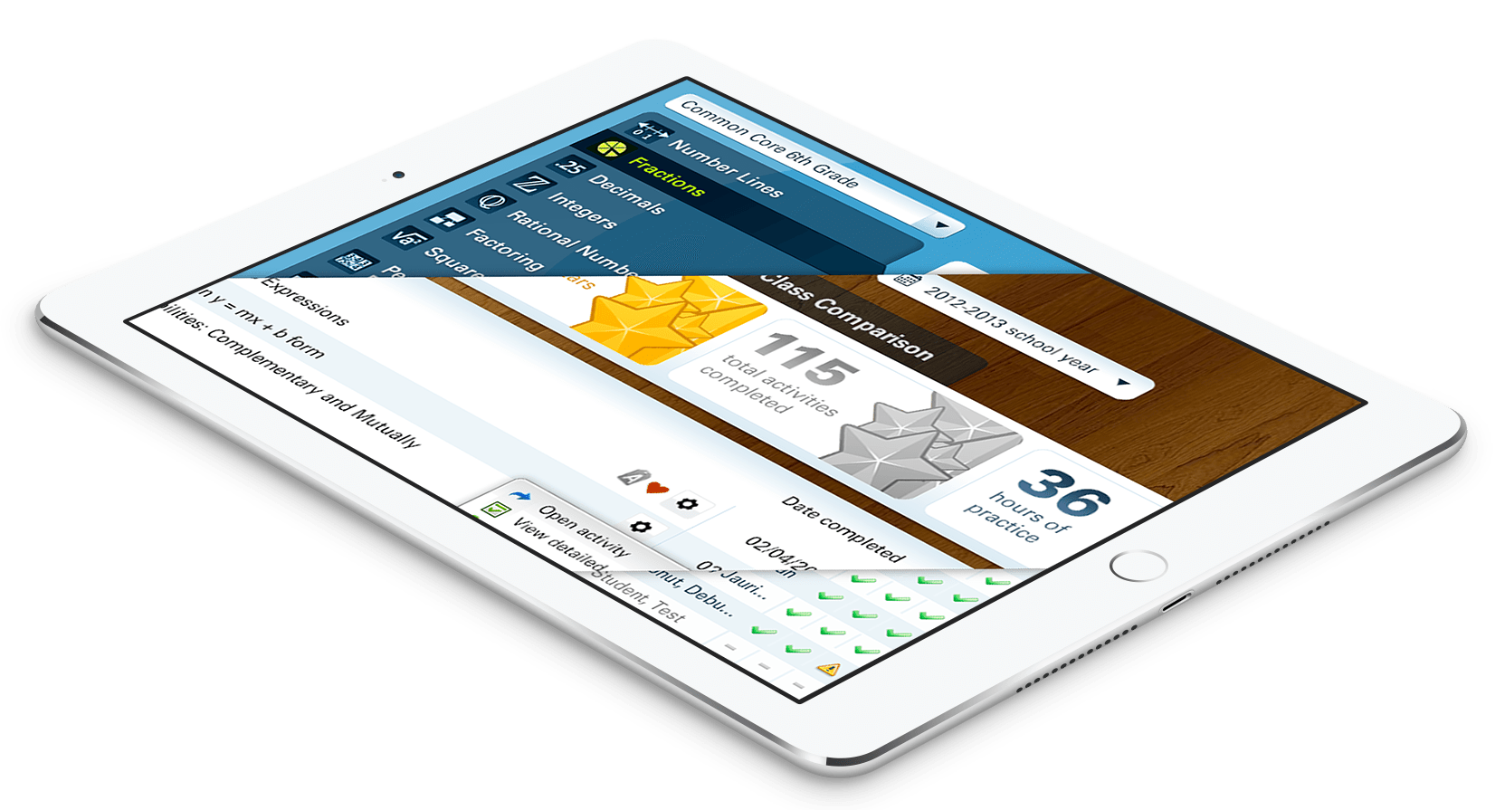 See student and class results in real time