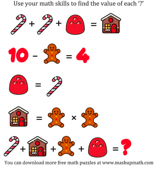 Holiday Themed Math Puzzles | Buzzmath