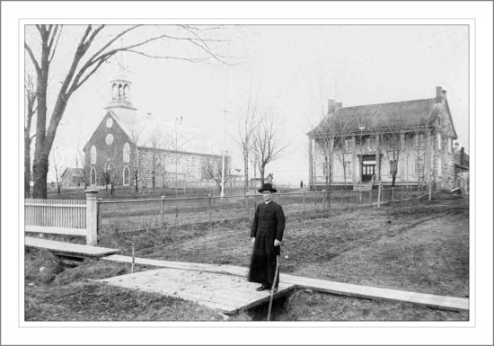 photo d'archive du vieux presbytère