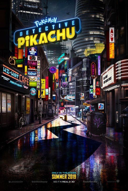 affiche du film détective pikachu