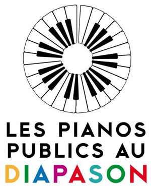 logo pianos publics au diapason