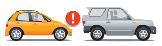 voiture qui suit une voiture