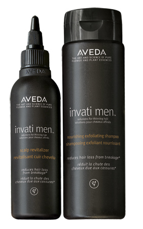 Two Steps To Hair Gain With Aveda S New Invati Men Products Salon