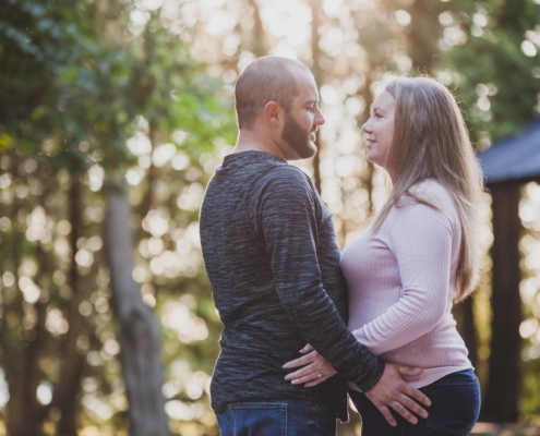 sunset engagement photography in Owen Sound