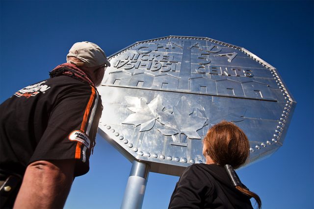 Canada’s biggest coin - Sudbury Ontario