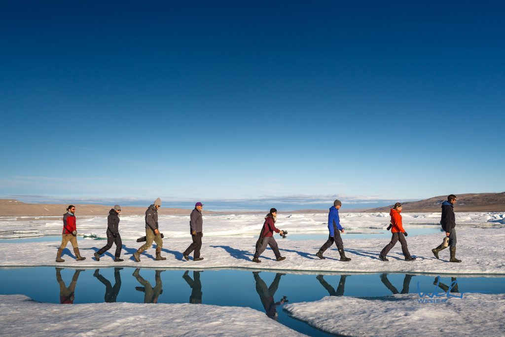 Hiking in the Arctic
