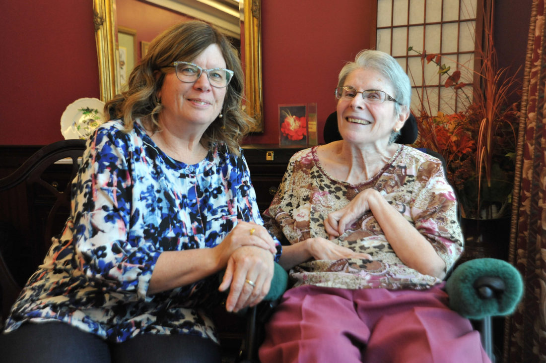 Clare and Robin for the MS Society at the Devonshire Care Centre located in Edmonton