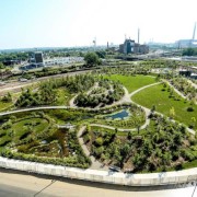 View of Corktown Commons Park