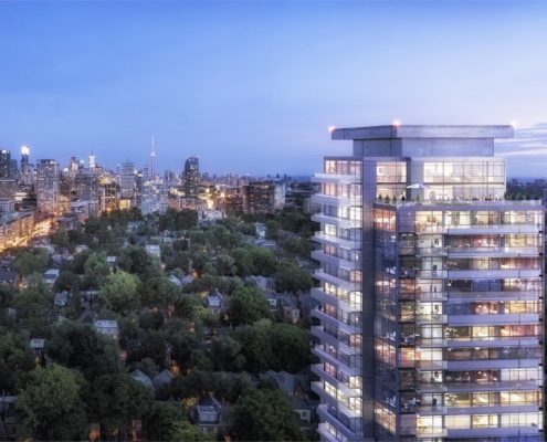 AYC Condos Exterior Looking South