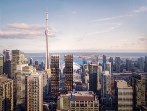 Nobu Condos Toronto Aerial View