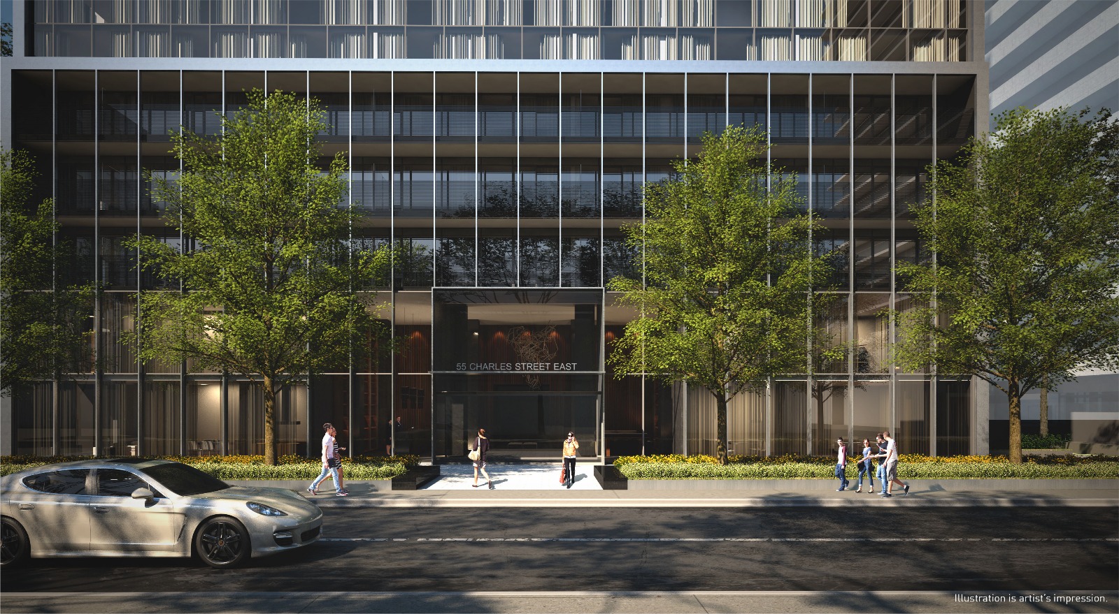 55C Condos Rendering