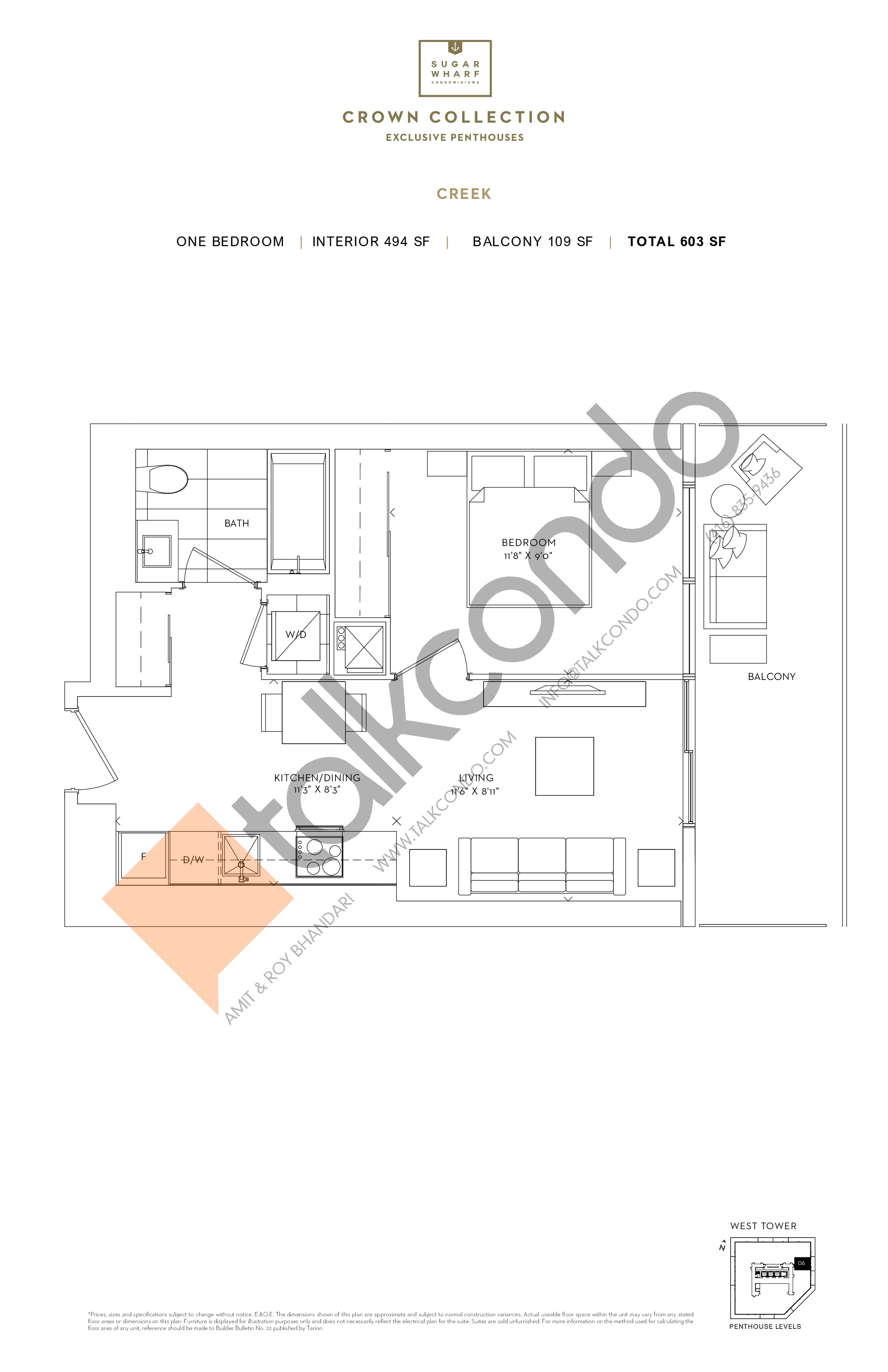 Sugar Wharf Condos West Tower Floor Plans Prices Availability