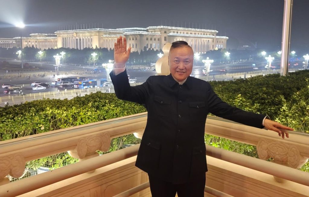 加中海外交流协会会长陆炳雄连续23年出席国庆招待会15