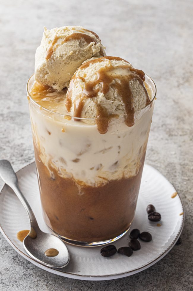Café glacé au caramel aux dattes K pour Katrine