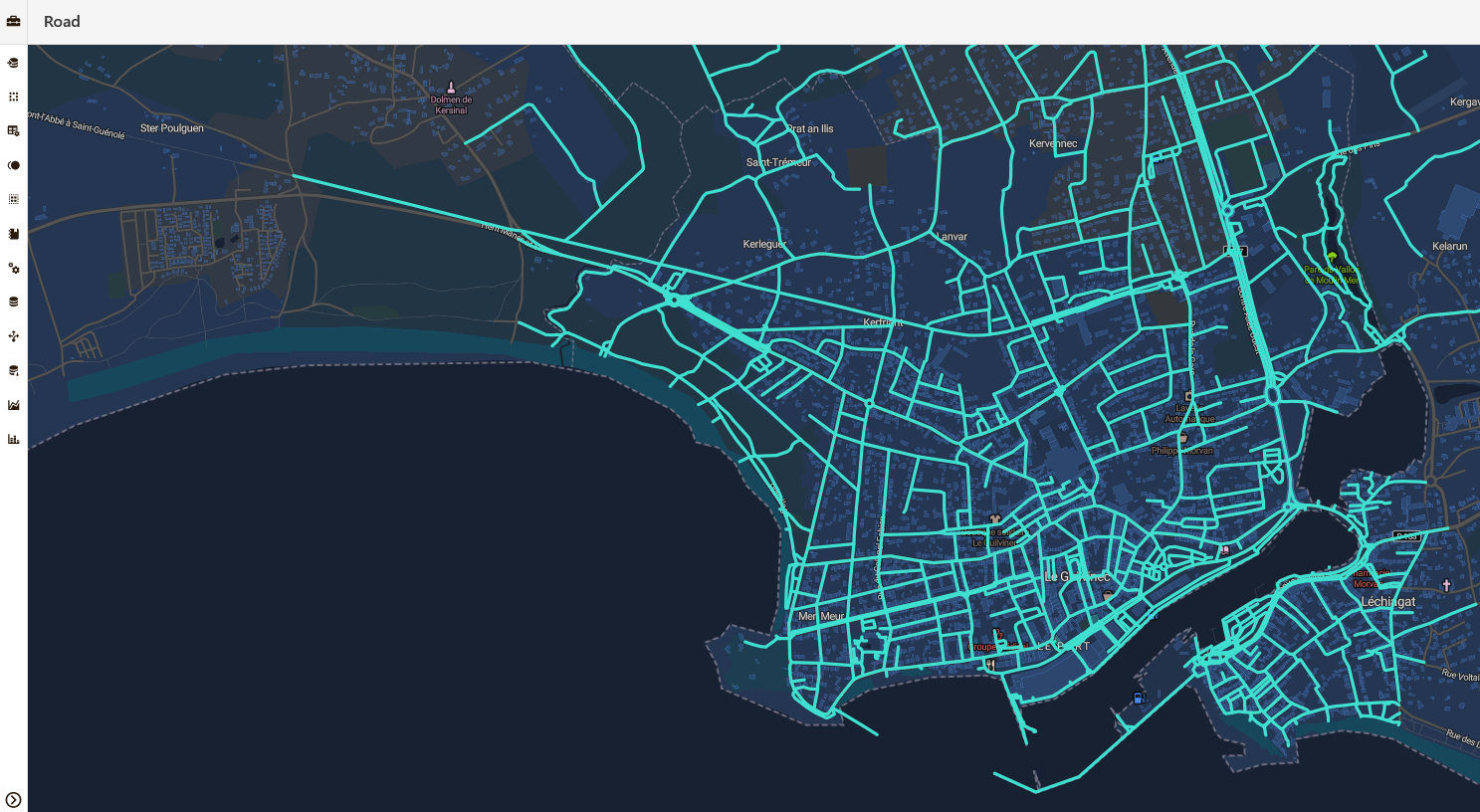 Analysis of the risk of road flooding