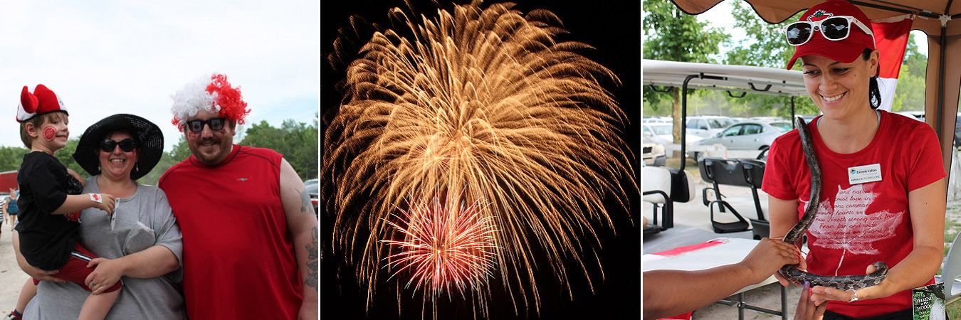 visitors to albion hills enjoy caledon canada day celebration