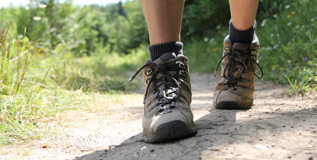 An example of trail-appropriate footwear