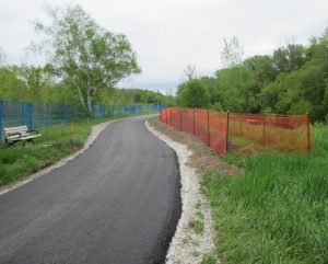 Paving work at Site 2.