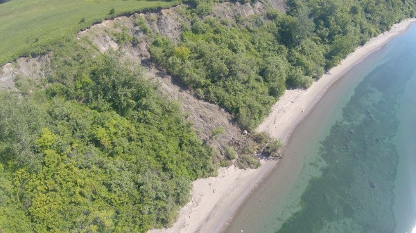 Landslide on the Scarborough Bluffs