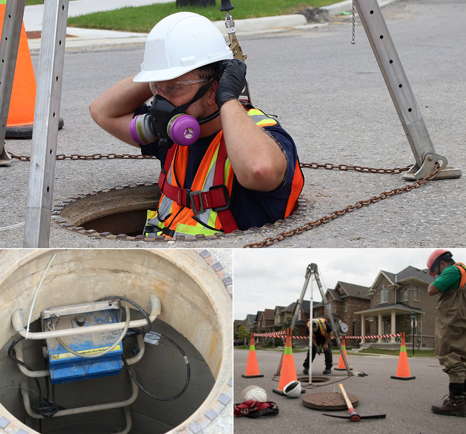 TRCA stormwater monitoring team at work