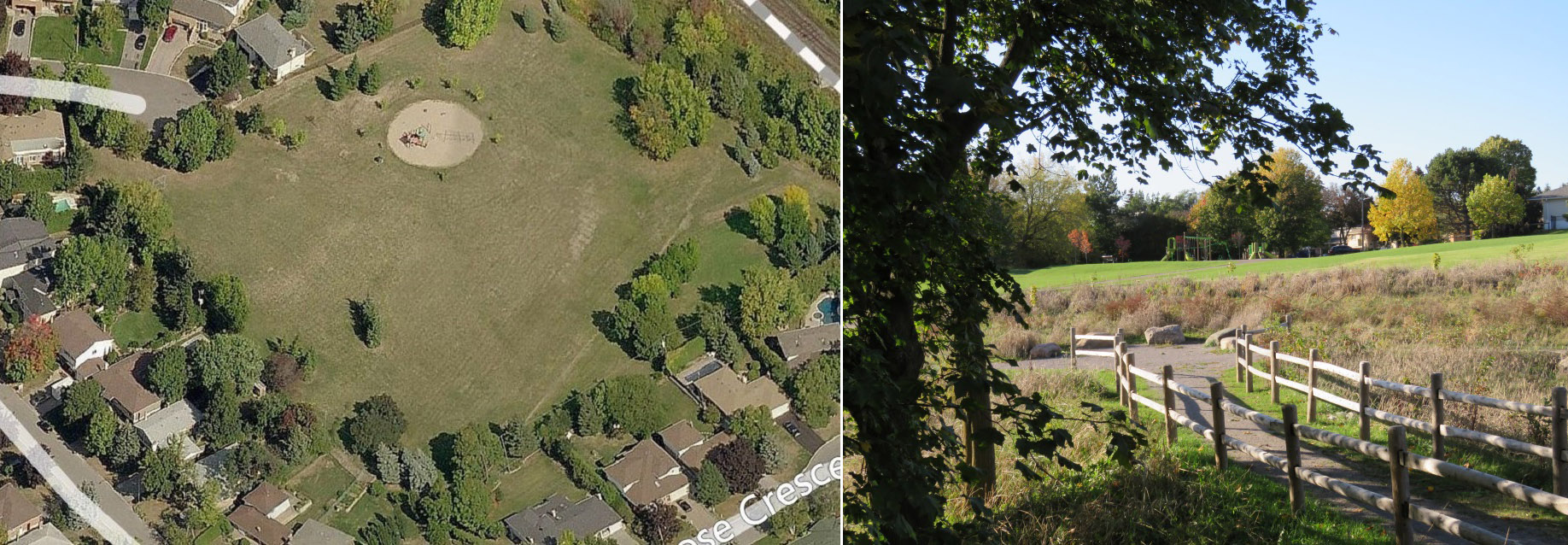 Glencrest Park before and after renewal