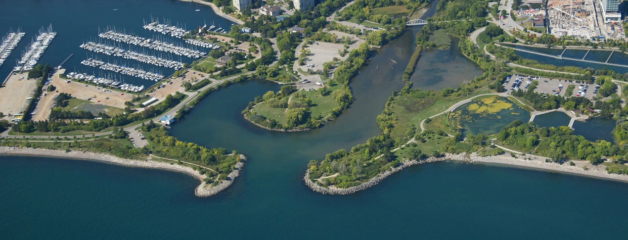 mouth of Mimico Creek