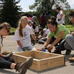 young women participate in Girls Can Too program