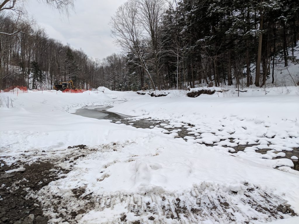 Out of Water Construction Work in February 2019